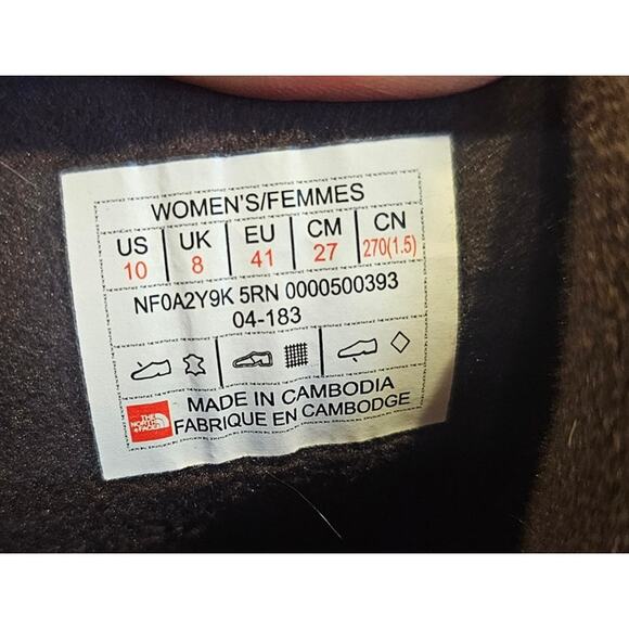 The North Face Purna Luxe Tall Winter Boot Womens Sz 10 Insulated, Waterproof, - Picture 3 of 11